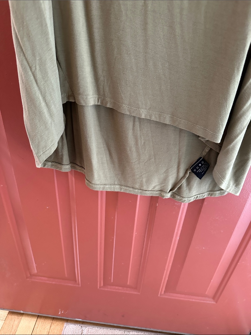 Sleeveless Soft Moss Green Women's Tank Top - Picture 4 of 4